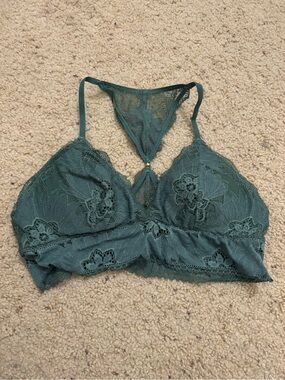 Aerie Like New Green Lace Bralette